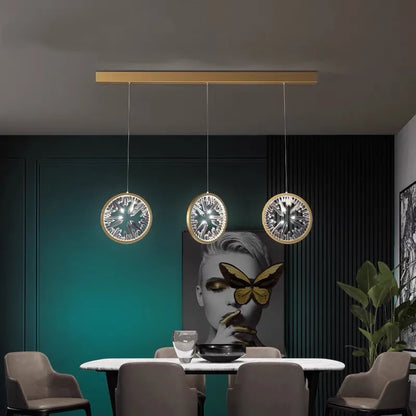 Decorbites™ Kristallring-LED-Kronleuchter für Restaurant, Esszimmer, Café