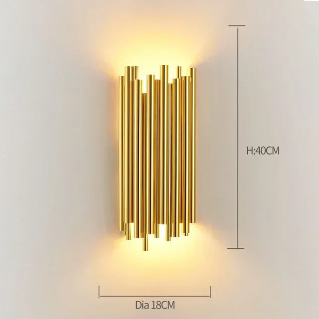 LED Crystal Wall Sconce