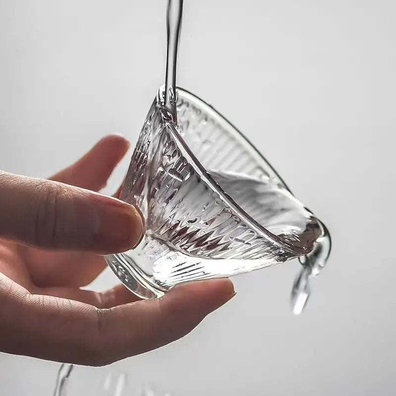 Decorbites™ Japanisches Teetassen-Set aus niedlichen hitzebeständigen Glasbechern und Teetassen