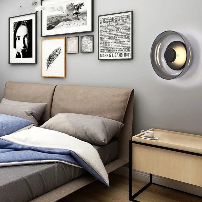 Modern Glass LED Wall Light