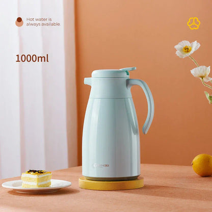 Decorbites™ Glas-Isolierkanne: Große Kapazität Thermosflasche für langanhaltende heiße/kalte Getränke