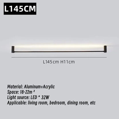 DecorBites™ LED Strip Wall Lamp for Living Room Bedroom Ceiling, Modern Minimalist Atmosphere