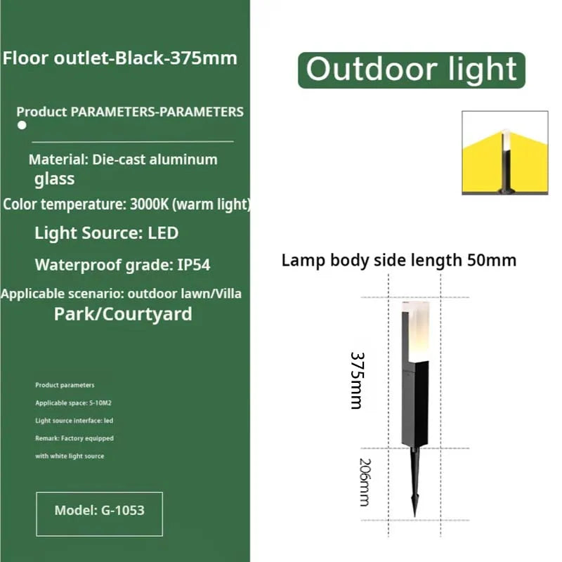 Aluminum LED Garden Lights