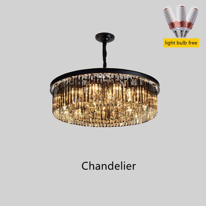 Decorbites™ Zweifachzweck-Kristall-Leuchter-Deckenlampe für Schlafzimmer und Wohnzimmer