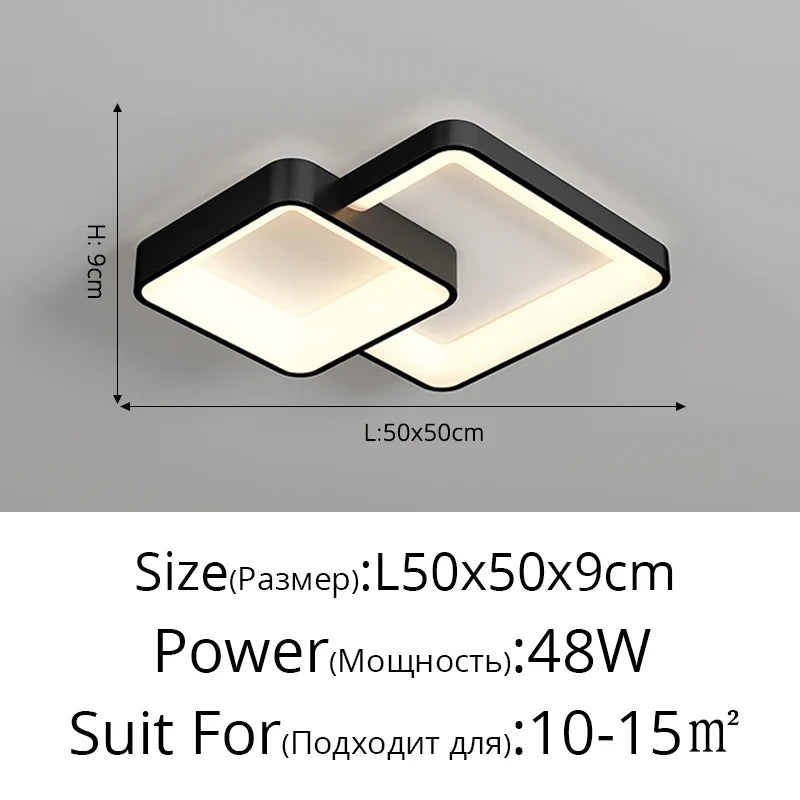 Decorbites™ LED-Kronleuchter: Moderne Innenbeleuchtung für Schlafzimmer, Küche, Wohnzimmer, Esszimmer