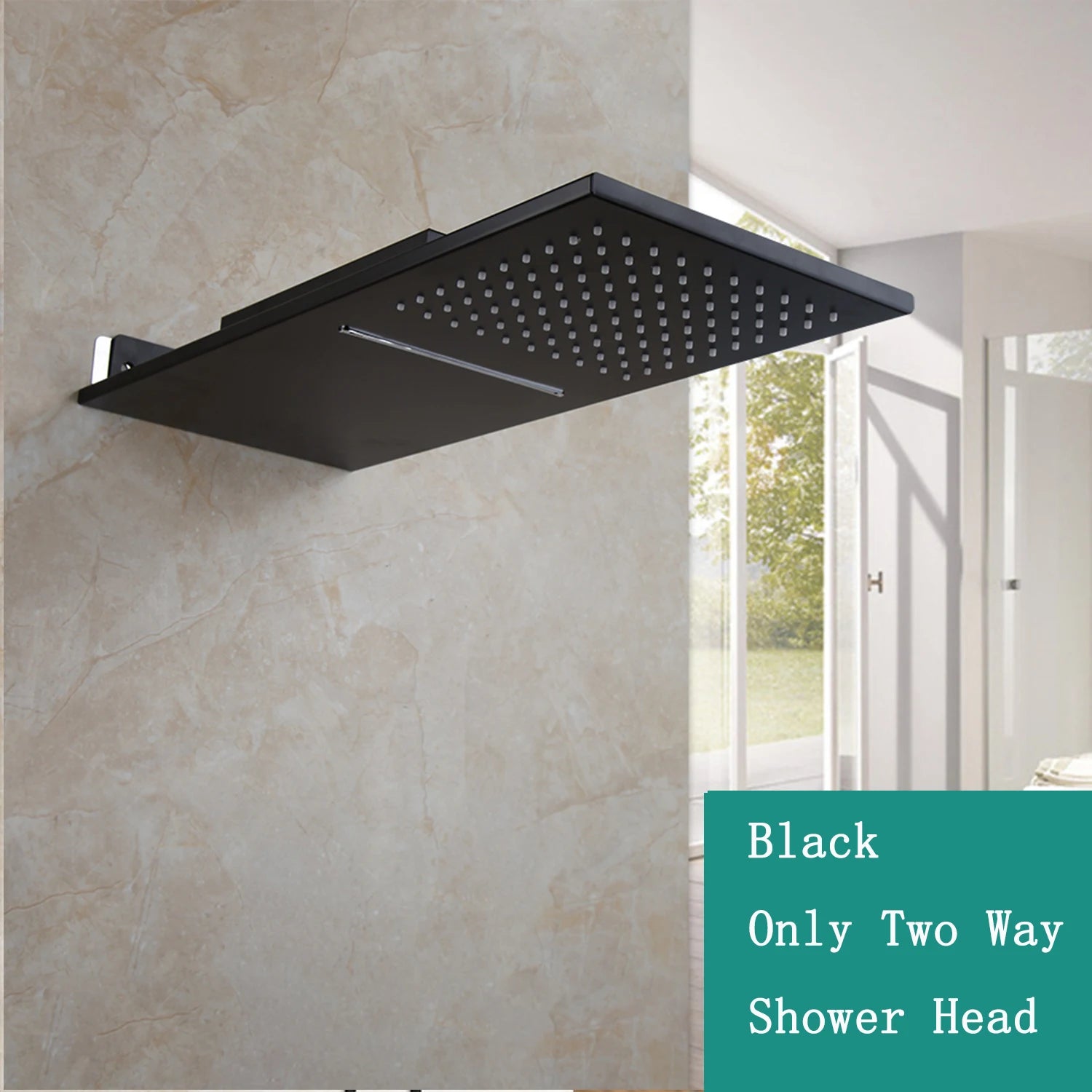 Gold Black Shower System