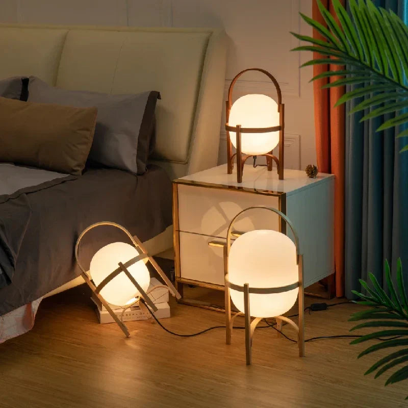 Decorbites™ Bambus-LED-Schreibtischlampe: Moderne, einfache und stilvolle Tischleuchte für die Einrichtung zu Hause