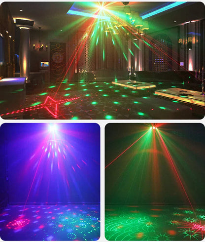 Decorbites™ Disco-Laserlicht-Projektor LED-Magieball-Stroboskop für Weihnachten Hochzeit Bühnen-Effekt