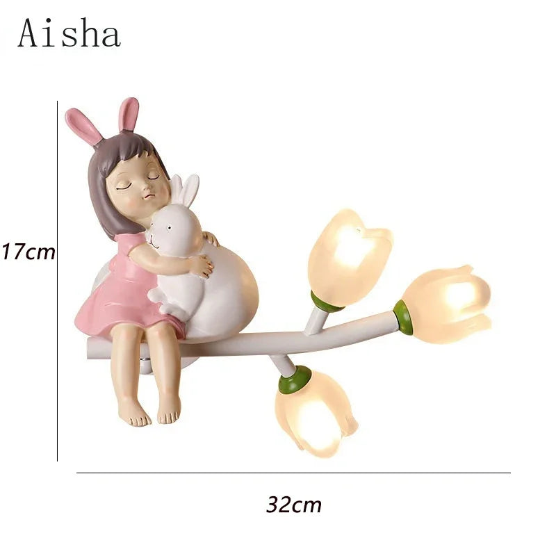 Decorbites™ LED-Wandleuchte für Kinderzimmer – Cartoon-Beleuchtung für die Kinderstube