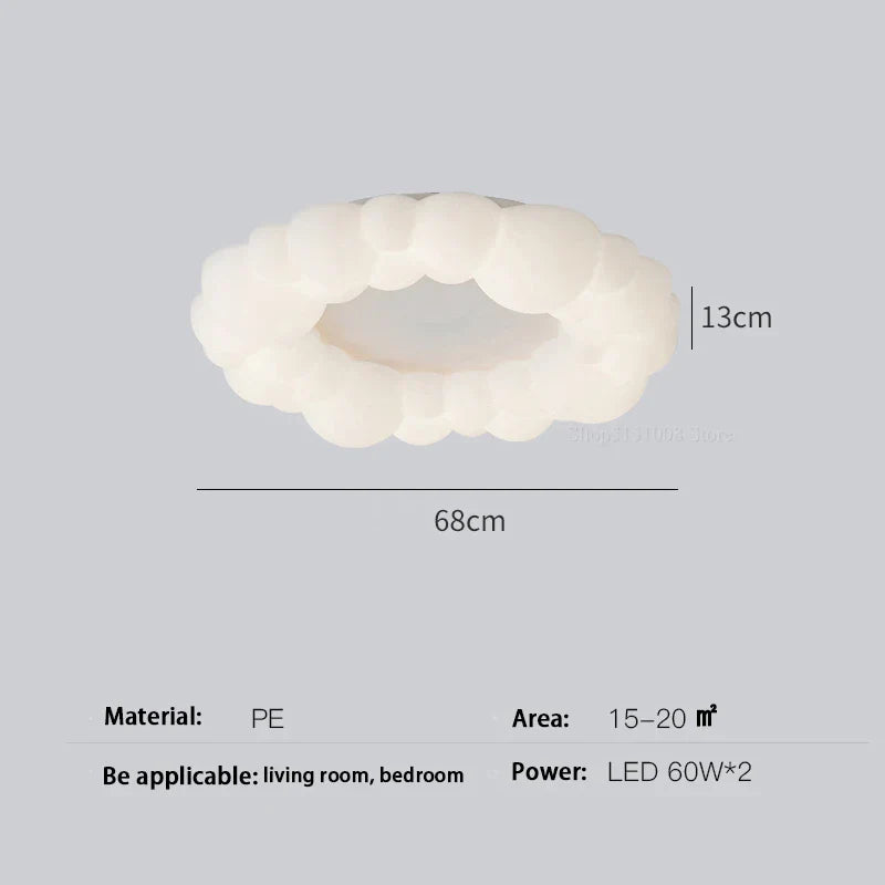 Decorbites™ Cloud LED-Kronleuchter Moderne Nordische Deckenlampe Ringbeleuchtung