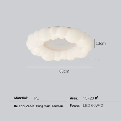 Decorbites™ Cloud LED-Kronleuchter Moderne Nordische Deckenlampe Ringbeleuchtung