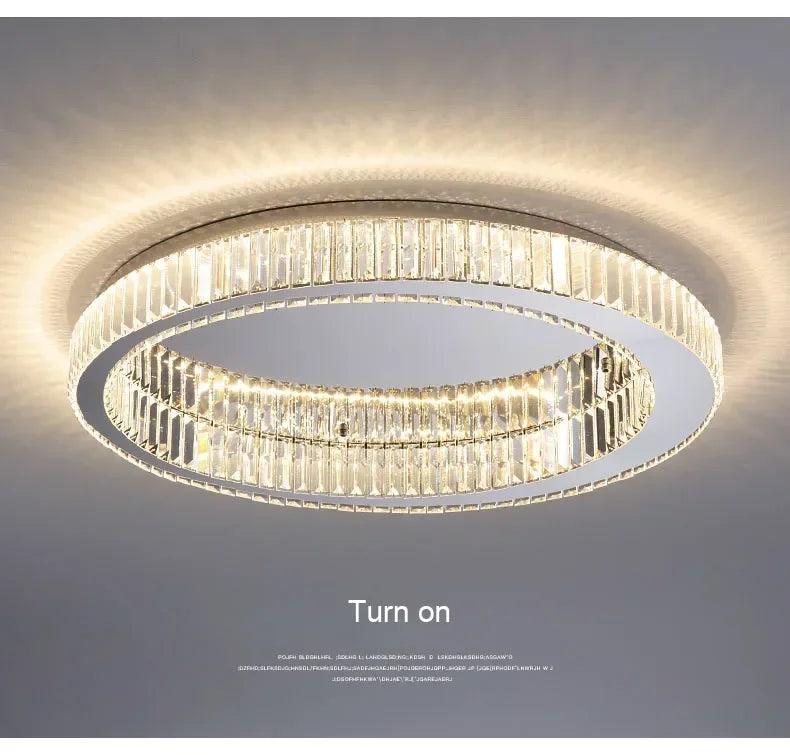 Decorbites™ Kristall-LED-Deckenleuchter – Modernes Wohnraumbeleuchtung für Wohnzimmer, Schlafzimmer