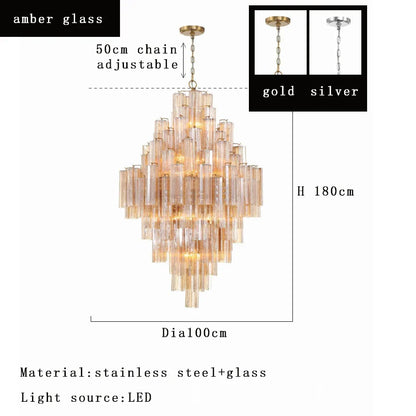 Decorbites™ Große Weiße Glas-Deckenleuchte als Anhängerleuchte für die Wohnraumausstattung