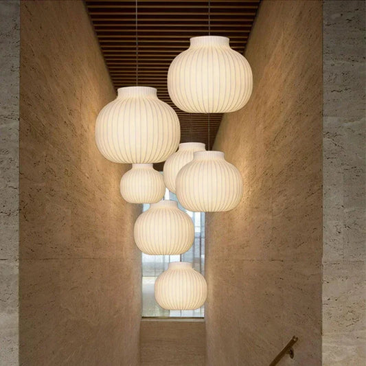 Decorbites™ Japanisches Nordisches Design LED Seidenleuchten für Wohnzimmer und Restaurant
