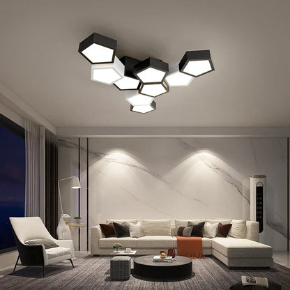 Decorbites™ Geometrische Deckenlampen: Moderne & kreative Leuchten für das Schlafzimmer