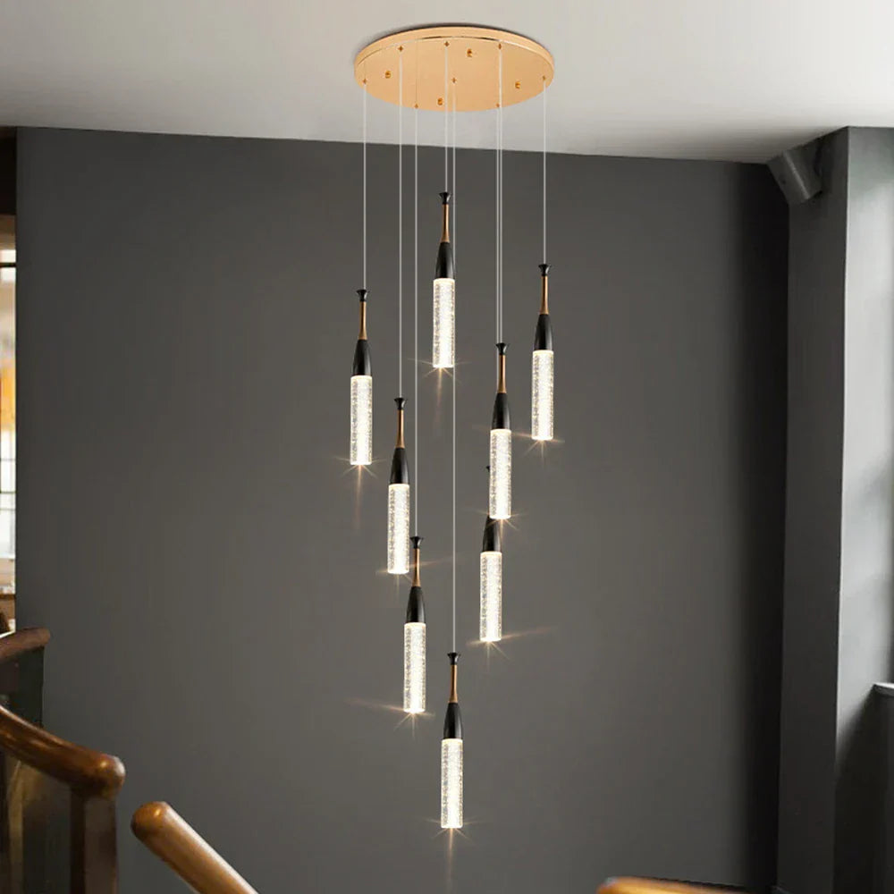 Decorbites™ Kristall-Leuchter: Moderner Luxus-Spiralen-Treppe Wohnzimmer- & Schlafzimmer-Beleuchtung
