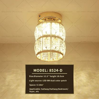 Decorbites™ Elegante Kristall-Deckenleuchte für Eingangsbereich, Treppenhaus und Flur