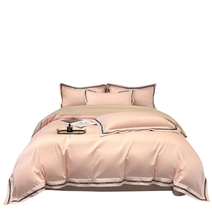Decorbites™ Ägyptische Baumwoll-Bettwäsche-Set Queen King Größe Einheitsfarbe