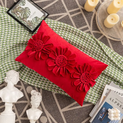 DecorBites™ Handmade Flower Cushion Cover - Light Luxury Decorative Pillows
