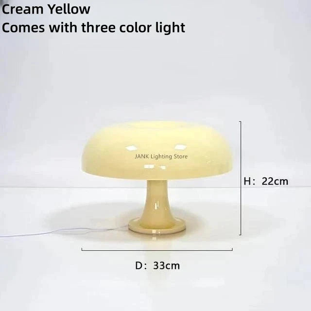 Decorbites™ Design-LED-Pilz-Tischleuchte für modernes minimalistisches Dekor-Beleuchtung im Schlafzimmer & Wohnzimmer