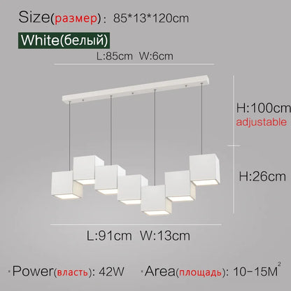 DecorBites™ Geometric Dining Room Pendant Lights: Modern Design for Bar & Office Tables