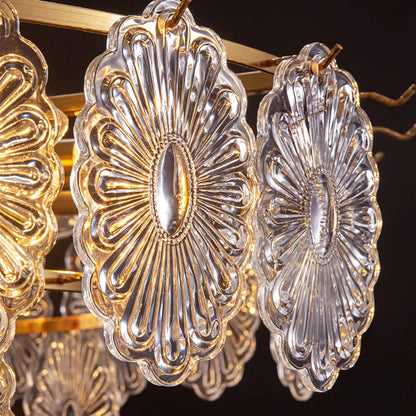 Decorbites™ Elegante Glas-Lüster mit LED-Lichtern für die Raumdekoration