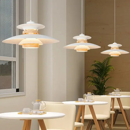 Decorbites™ Bunte Regenschirm-LED-Kronleuchter für Wohnzimmer und Eingangsbereich.