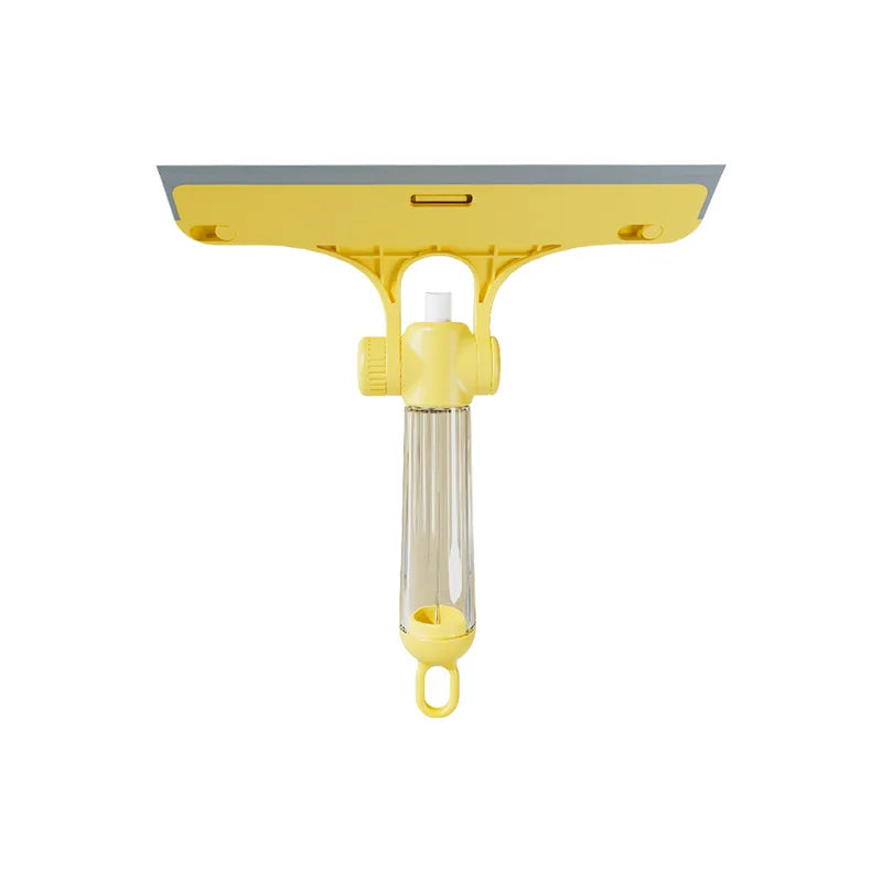DecorBites™ 4-In-1 Window Cleaning Brush with Spray for Sparkling Glass Mirrors & Cars