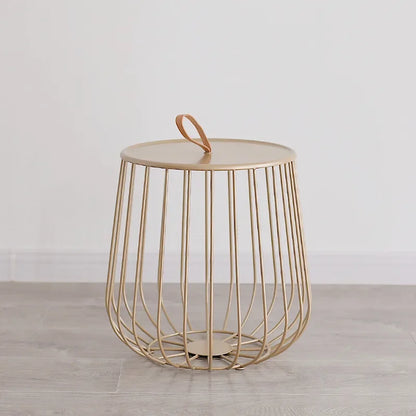 DecorBites™ Gold Pumpkin Coffee Table for Modern Living Room Décor