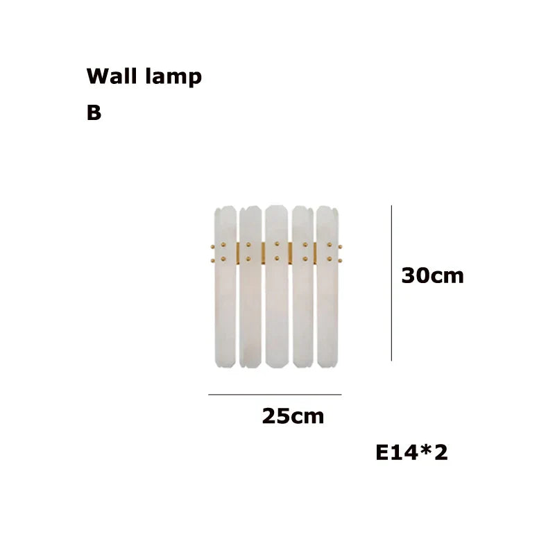 DecorBites™ Gold Chrome LED Alabaster Chandelier for Dinning Room