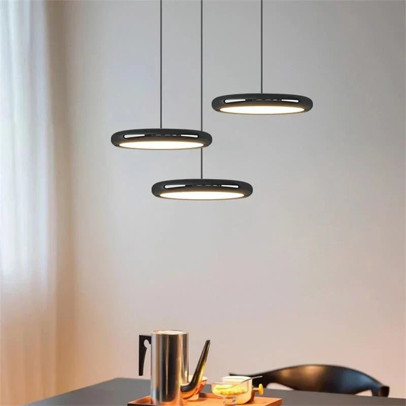 DecorBites™ Black Finish LED Pendant Lights for Home Decoration Indoor Lighting