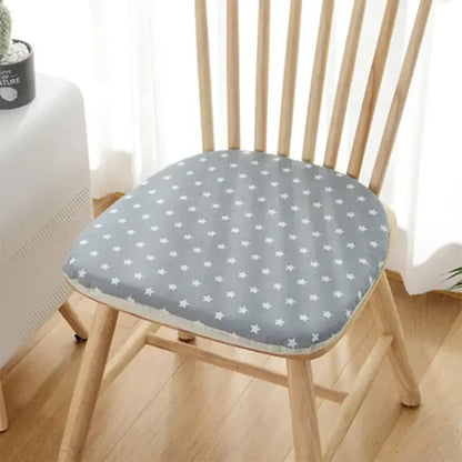 Decorbites™ Baumwoll-Leinen-Esszimmerstuhlpolster – Nordisches Muster, rutschfest, bequeme Büro- & Wohnzimmer-Dekoration