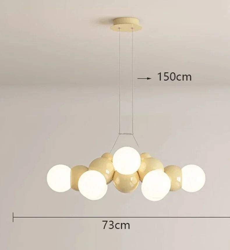 Decorbites™ Elegante Kronleuchter Deckenpendellampe für Esszimmer, Salon und Innenbeleuchtung