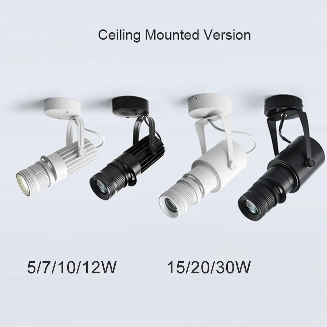 DecorBites™ LED Logo Projector with Manual Zoom and Focus - 5W to 30W