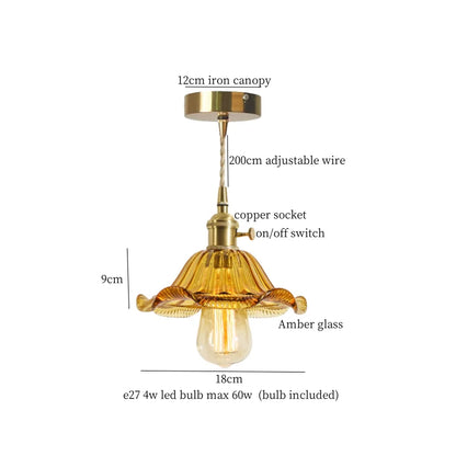 Decorbites™ Grünes Glas LED-Pendelleuchte - Moderne nordische Hängelampe