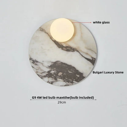 Decorbites™ Glasgloben-LED-Wandleuchte: Moderne nordische Stein-Badspiegelleuchte