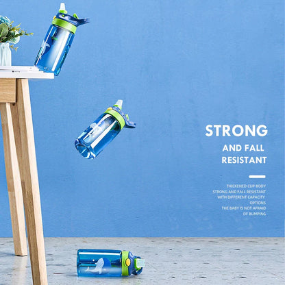 Decorbites™ Kinder Anti-Fall-Strohhut-Becher - Tragbare Wasserflasche für Schule & Sommer