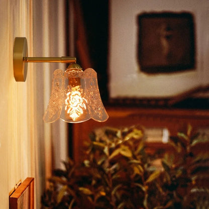 Decorbites™ Bell Glass LED Wandlampe für Wohnzimmer, Badezimmer, Treppenbeleuchtung – Japanischer Vintage-Stil