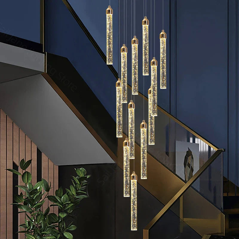 Decorbites™ Deluxe Kristall-Leuchter: Moderne LED-Dachbodenlampe für die Haust dekorativen Ausstattung