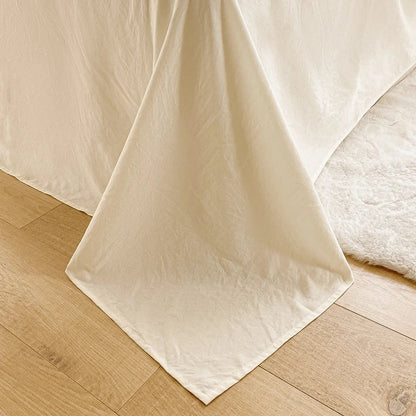 DecorBites™ Bubble Yarn Fabric Double-sided Duvet Cover Set with Sheets for Soft Comfort