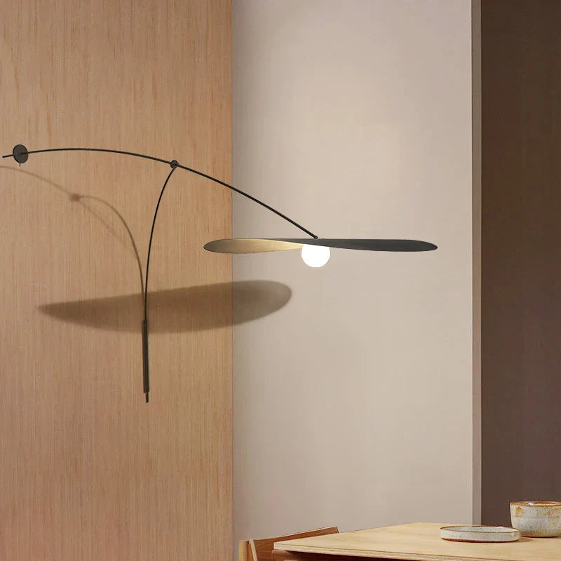DecorBites™ Adjustable Glass Shade LED Wall Lamp for Home Decor and Reading Light