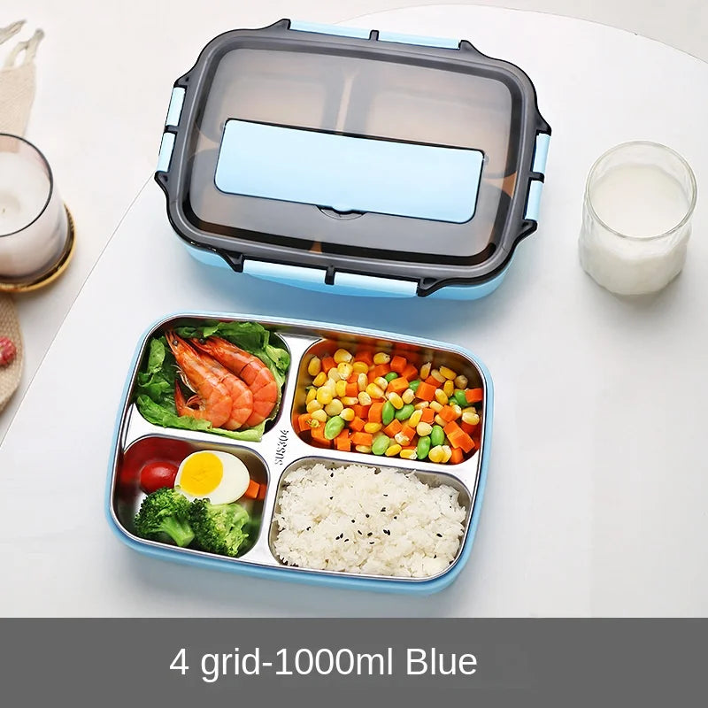 Decorbites™ Kinder-Mittagessens-Set: Tasche, Thermosflasche, Bento-Box, Thermische Lunchboxen