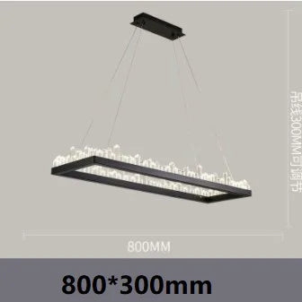 Decorbites™ Crystal-LED-Hängeleuchten: Moderne Gold-Schwarz-Industrielle Lampe für stilvolle Beleuchtung