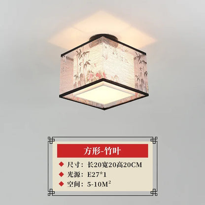 Decorbites™ Lotus Chinesische Kronleuchter Deckenlampe Einfaches Korridor-Gemälde LED-Beleuchtung
