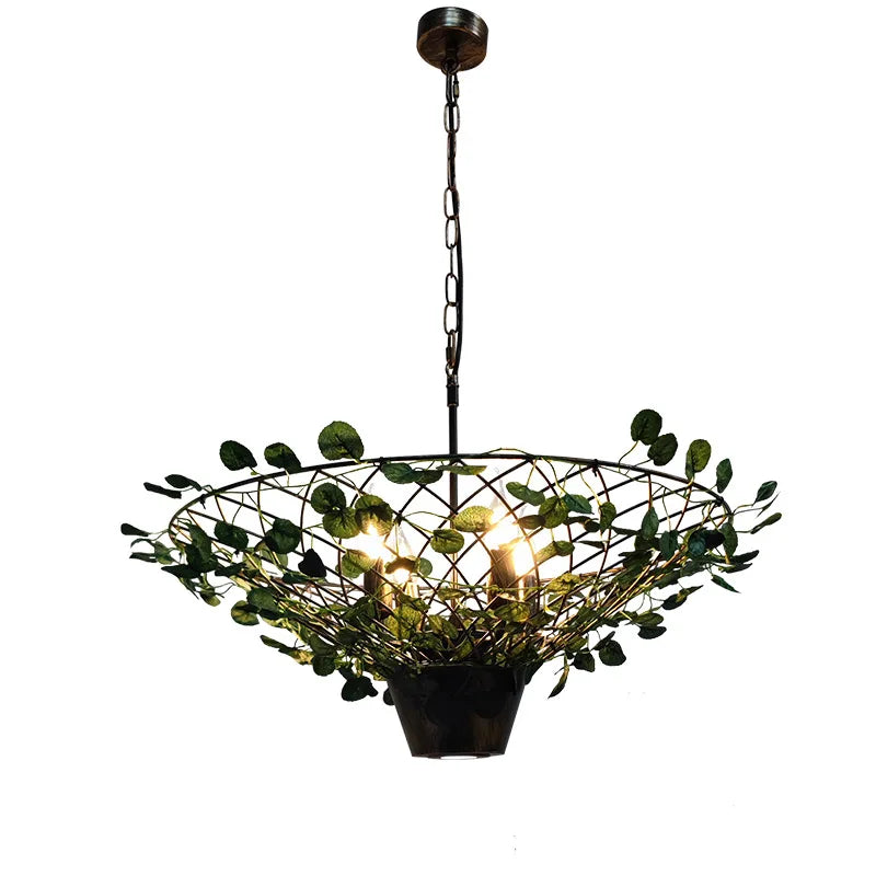 Decorbites™ Industrielles Barbecue-Restaurant-Pflanzenlicht – Dekorative Pendelleuchte für runden Tisch