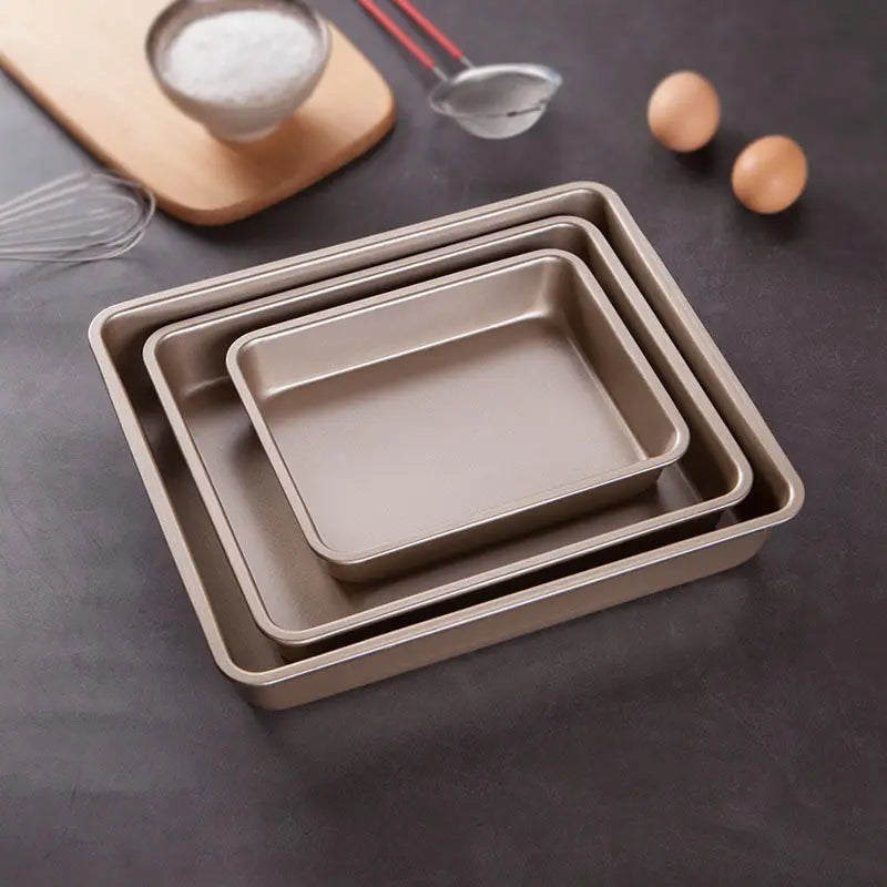 Decorbites™ Kohlenstoffstahl-Kuchenbackblech Antihaft-Brotform Backzubehör