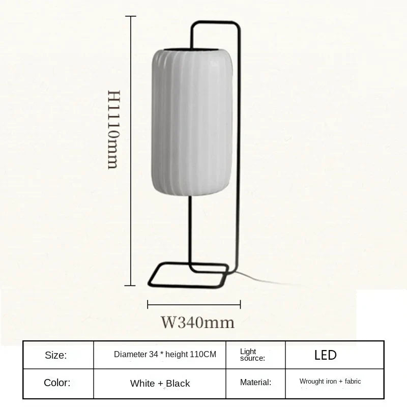 Decorbites™ Japanischer Stil LED-Stehlampe für Wohnzimmer, Schlafzimmer, Teehäuser