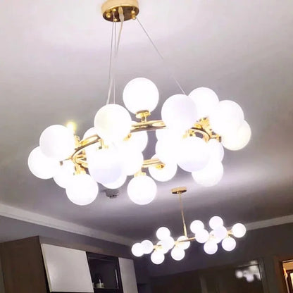 Decorbites™ Glas-Kugeln-LED-Hängelampe, moderne runde Design für Heimdekoration-Beleuchtung