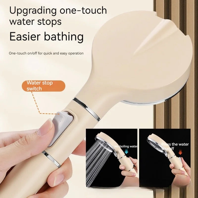 Decorbites™ Hochdruckfilterbare Handbrause für Wassersparend und Negativ-Ionen-Regen