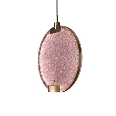 Decorbites™ klare rosa Glas Horo-Hängeleuchte LED für Loft-Bar Art Deco Küche